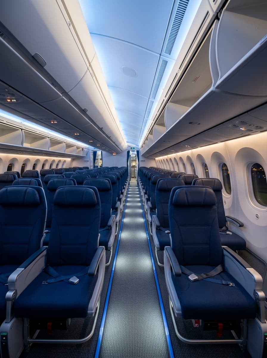Economy Flight Cabin Interior
